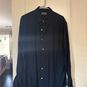 Rye Men's Navy Button Down Shirt